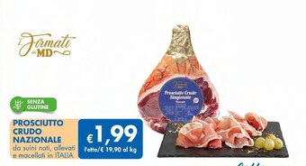 Prosciutto crudo nazionale
