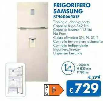 MD Discount Samsung frigorifero rt46k6645ef offerta
