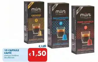 MD Discount 10 capsule caffè offerta