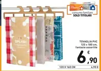 Spazio Conad TOVAGLIA PVC 120 x 180 cm, fantasie assortite offerta