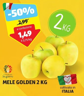 ALDI MELE GOLDEN 2 KG offerta