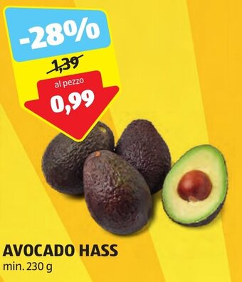 ALDI AVOCADO HASS min. 230 g offerta