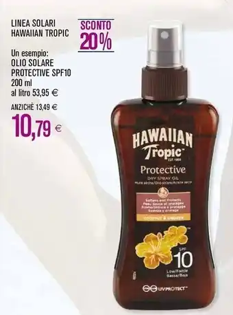 Coop Hawaiian tropic linea solari offerta