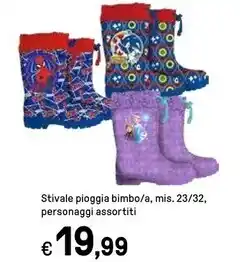 Iper La Grande Stivale pioggia bimbo / a offerta