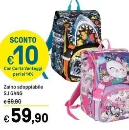 Iper La Grande Sj gang - zaino sdoppiabile offerta