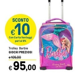 Iper La Grande Giochi preziosi trolley barbie offerta