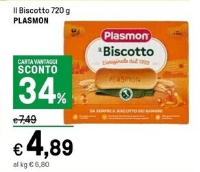 Iper La Grande Plasmon il biscotto offerta
