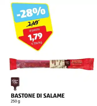 ALDI BASTONE DI SALAME 250 g offerta