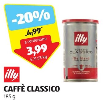 ALDI illy CAFFÈ CLASSICO 185 g offerta