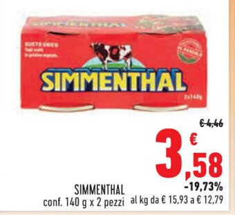 Conad City SIMMENTHAL conf. 140 g x 2 pezzi offerta