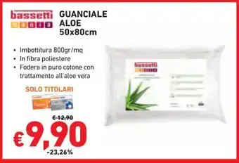 Conad City GUANCIALE ALOE 50x80cm offerta