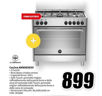 MediaWorld LA GERMANIA Cucina AMN965EXV offerta