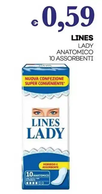Pilato LINELADY ANATOMICO 10 ASSORBENTI offerta