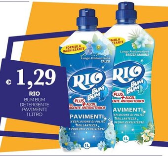 Pilato RIO BUM BUM DETERGENTE PAVIMENTI 1 LITRO offerta