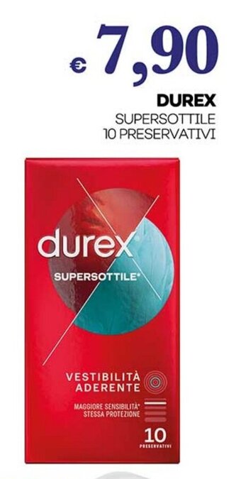 DUREX SUPERSOTTILE 10 PRESERVATIVI