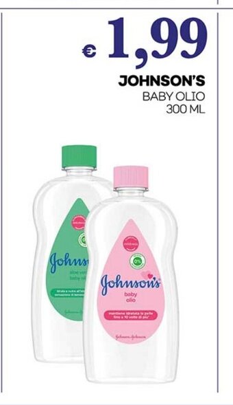 Pilato JOHNSON'S BABY OLIO 300 ML offerta