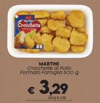 Crai MARTINI Crocchette di Pollo Formato Famiglia 500 g offerta