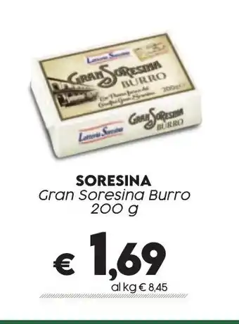 Crai SORESINA Gran Soresina Burro 200 g offerta