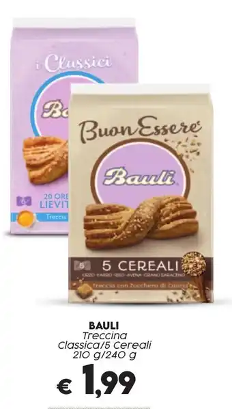Crai BAULI Treccina Classica/5 Cereali 210 g/240 g offerta