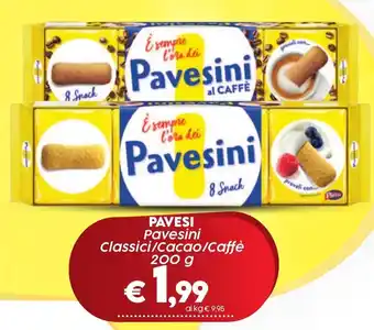Crai PAVESI Pavesini Classici/Cacao/Caffè 200 g offerta