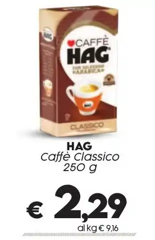 Crai HAG Caffè Classico 250 g offerta