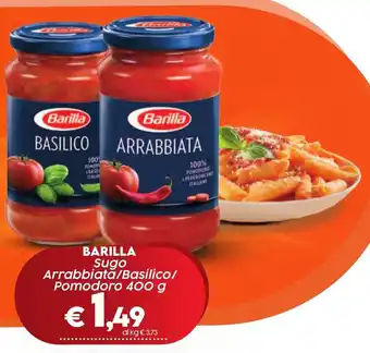Crai BARILLA Sugo Arrabbiată/Basilico/ Pomodoro 400 g offerta