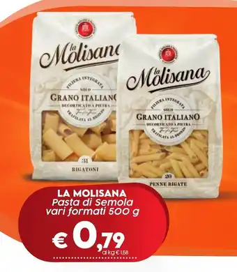 Crai LA MOLISANA Pasta di Semola vari formati 500 g offerta