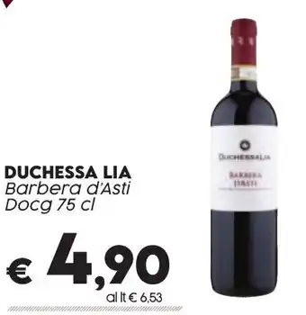 Crai DUCHESSA LIA Barbera d'Asti Docg 75 cl offerta