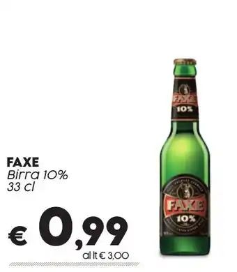 Crai FAXE Birra 10% 33 cl offerta
