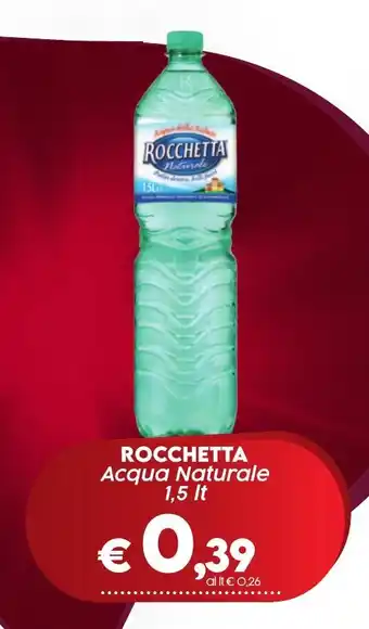 Crai ROCCHETTA Acqua Naturale 1,5 lt offerta