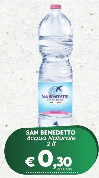 Crai SAN BENEDETTO Acqua Naturale 2 lt offerta