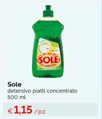 Acqua & Sapone Sole detersivo piatti concentrato 500 ml offerta