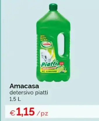 Acqua & Sapone Amacasa detersivo piatti 1,5 l offerta