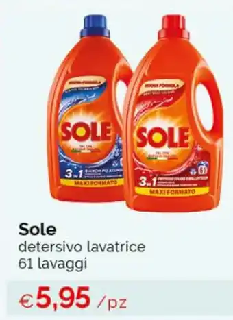 Acqua & Sapone Sole detersivo lavatrice 61 lavaggi offerta