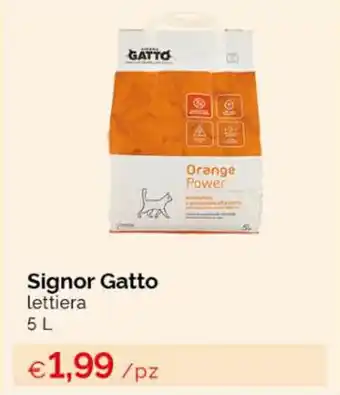 Acqua & Sapone Signor Gatto lettiera 5 L offerta
