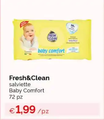Acqua & Sapone Fresh&Clean salviette Baby Comfort 72 pz offerta