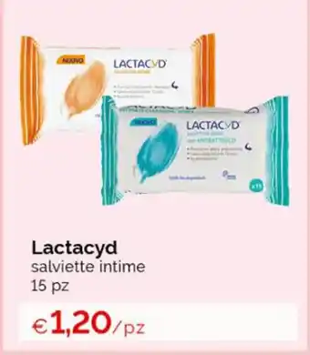 Acqua & Sapone Lactacyd salviette intime 15 pz offerta
