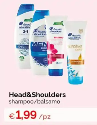 Acqua & Sapone Head&Shoulders shampoo/balsamo offerta