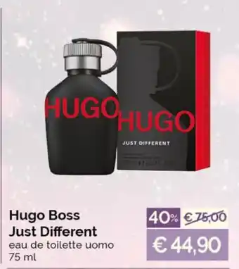 Acqua & Sapone Hugo Boss Just Different 75 ml offerta