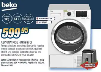 Sinergy ASCIUGATRICE HDRY937CI Beko offerta