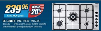 DE LONGHI PIANO 90CM YAL59DD