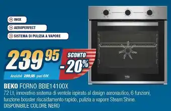 Sinergy BEKO FORNO BBIE14100X offerta