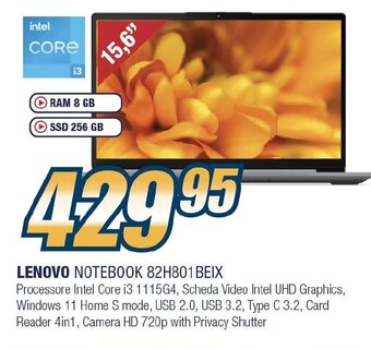 LENOVO NOTEBOOK 82H801 BEIX