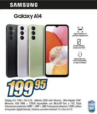 Sinergy SAMSUNG Galaxy A14 offerta