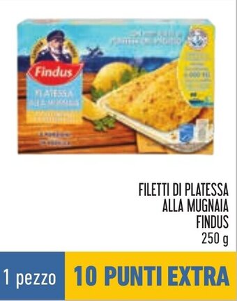 Conad FILETTI DI PLATESSA ALLA MUGNAIA FINDUS 250 g offerta