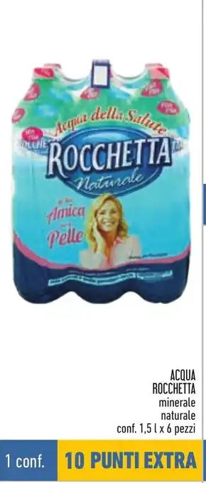 Conad ACQUA ROCCHETTA minerale naturale conf. 1,5 l x 6 pezzi offerta