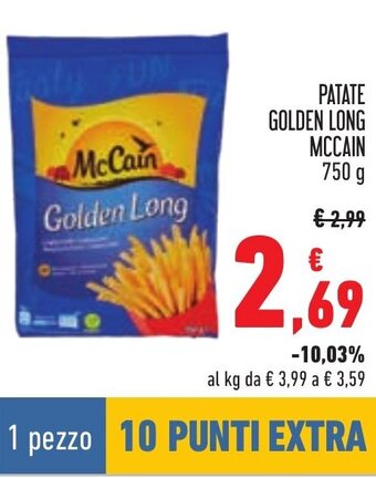 Conad PATATE GOLDEN LONG MCCAIN 750 g offerta