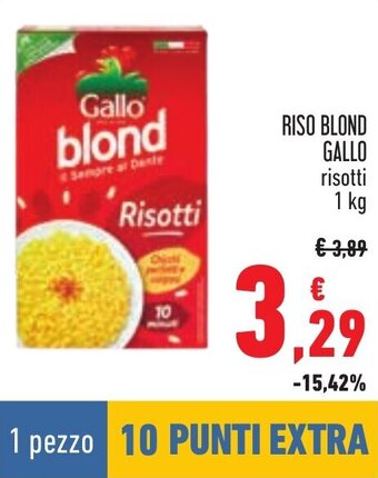 Conad RISO BLOND GALLO risotti 1 kg offerta