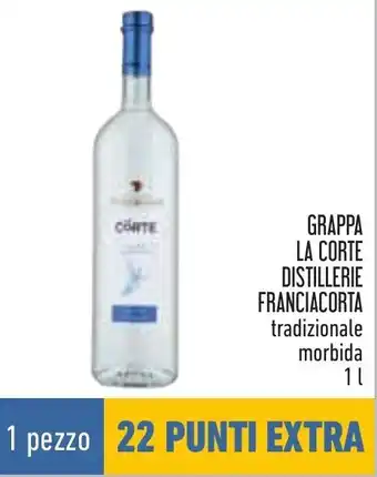 Conad GRAPPA LA CORTE DISTILLERIE FRANCIACORTA tradizionale morbida 1 l offerta