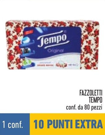 Conad FAZZOLETTI TEMPO conf. da 80 pezzi offerta